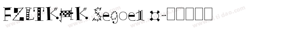 FZLTKHK Segoe1 0字体转换